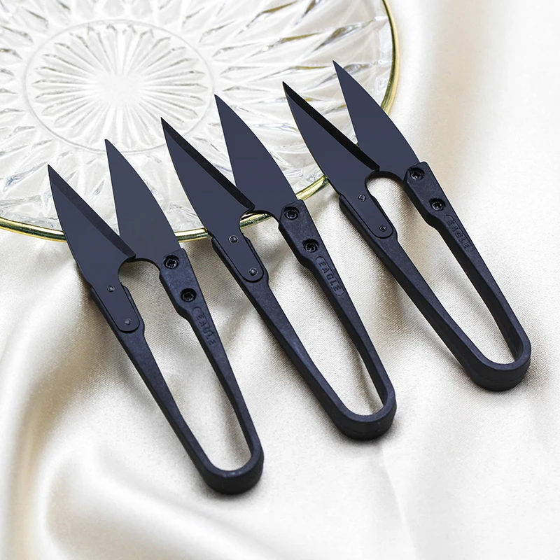 Factory direct yarn scissors u-shaped small scissors cross stitch cutting tools clothes tailor scissors