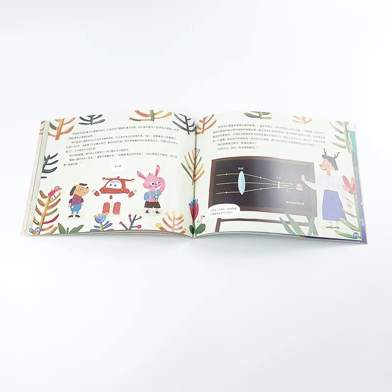 Custom Story Children Educational Book Printing Customized Perfect Binding Booklet Catalogue Leaflet Brochure Magazine Printing