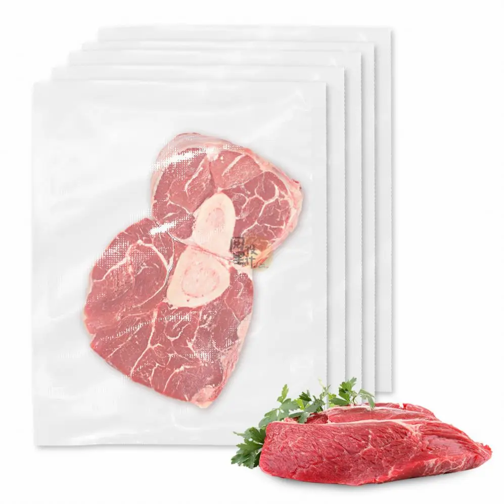 Corrugated Transparent Best Sale Pa Or Compression Plastic Fresh Meat Packaging Vacuum Bags