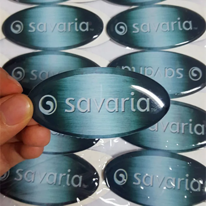 Custom OEM Design Brand Name Dome Stickers Epoxy Resin 3d Logo Pvc Clear Dome Epoxy Sticker transparent dome sticker