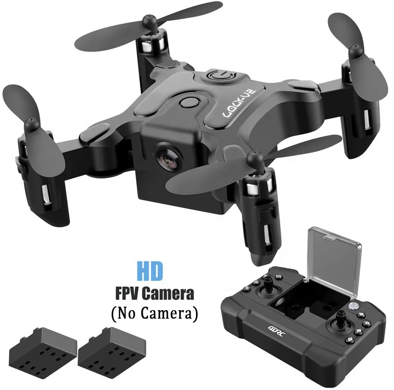 2020 New Mini Drone Quadcopter With/Without Camera HD Hight Hold Mode RTF WiFi Folding Aerial RC Helicopter Kit on the remote