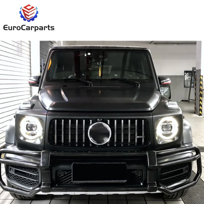Wholesale Car accessories G-class W464 front guard bull bar with iron inner for 2019y~G63 car bumpers guard body kits auto parts