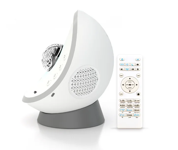 2023 Новое поступление проекционная лампа с Луной и звездой Коран-плеер SQ958 светодиодный ночник приложение синим зубом умный динамик