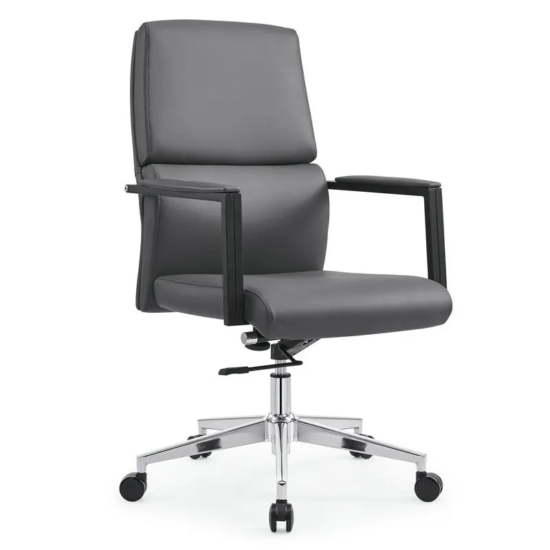 Factory outlet height adjustable office chair use in office luxury boss chair with black color Pu seat office chair