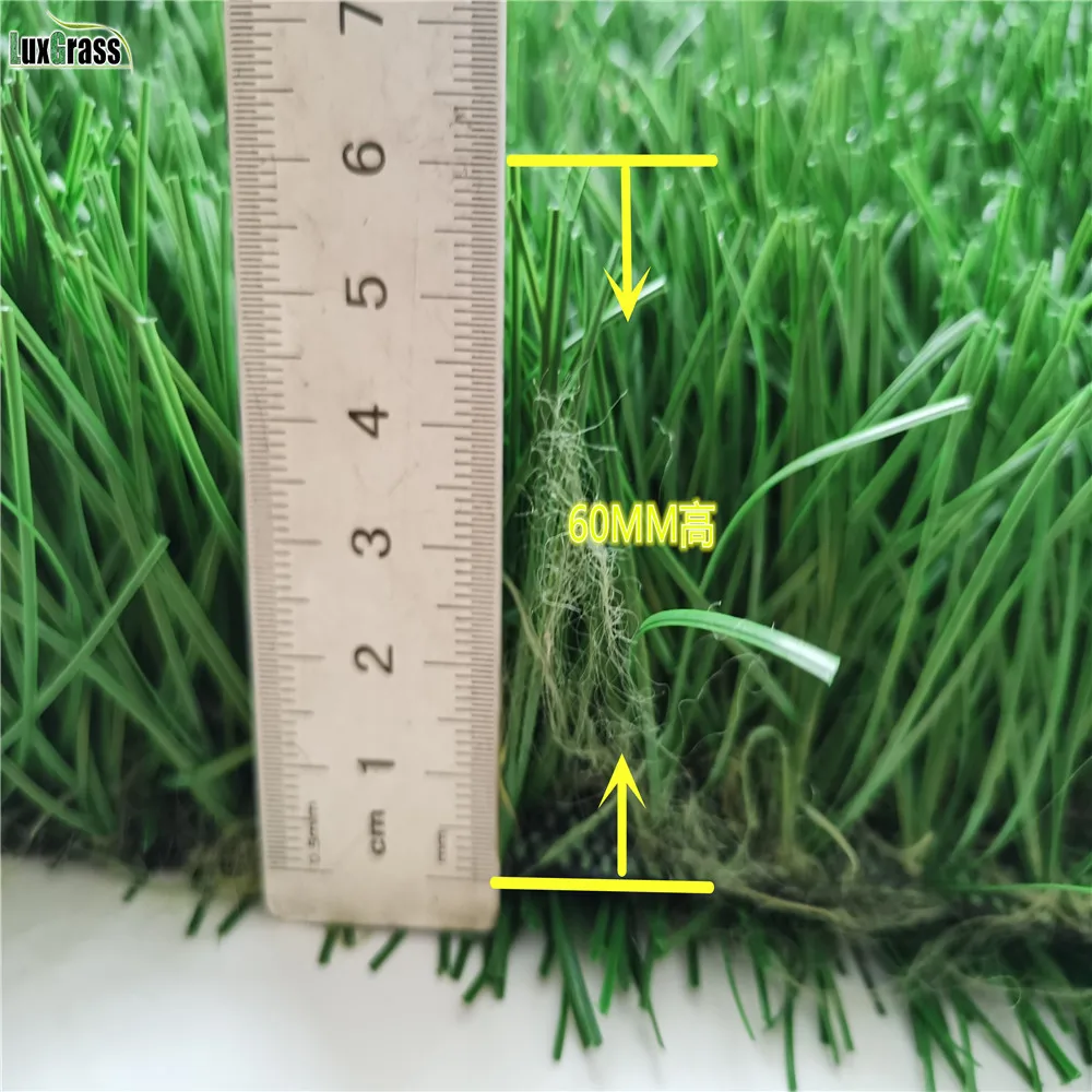 60mm premium quality cesped artificial futbol