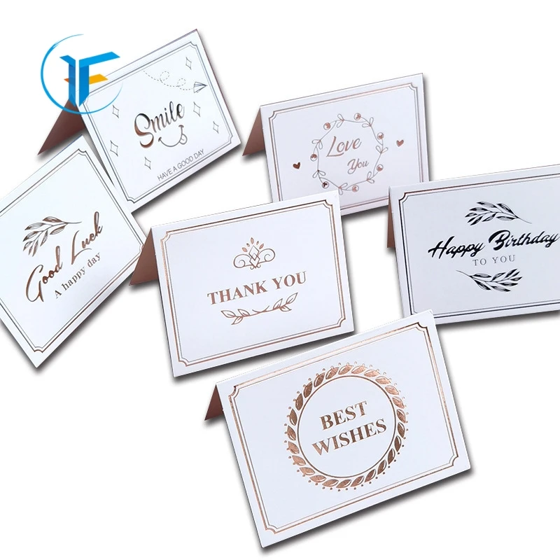 Wholesale offset printing wholesale custom glossy thank you card printing