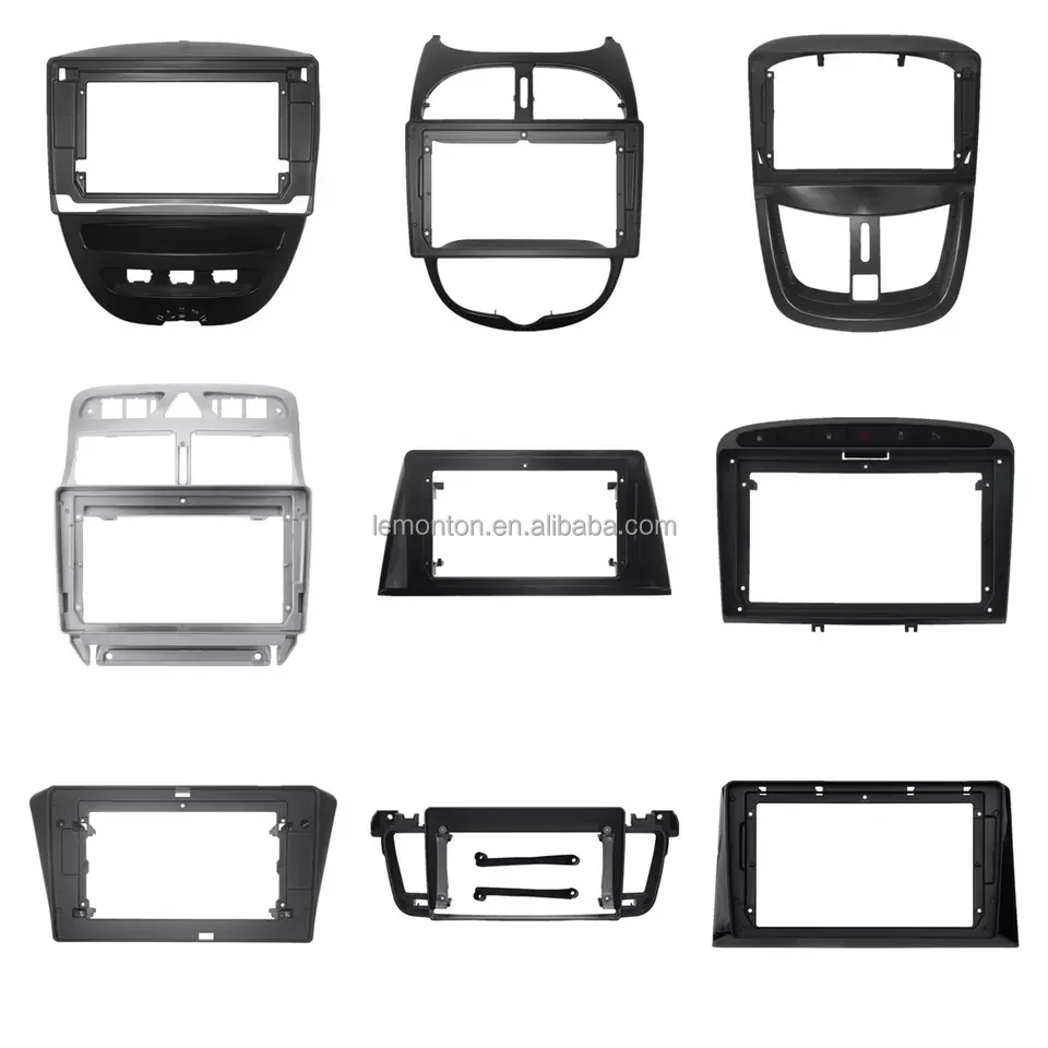 2 din auto accessories car radio fascia stereo panel DVD frame for 2010 Mitsubishi Fortis & Lancer