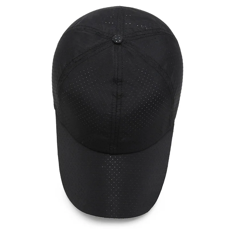 Summer breathable mesh baseball cap quick drying hats for men blue gray hat sports cap blank cap sport