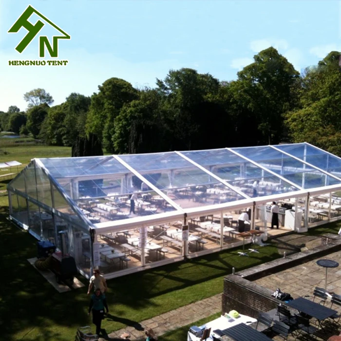 20 meter x 40 meter Clear Span Waterproof Restaurant Dining marquee tent for events
