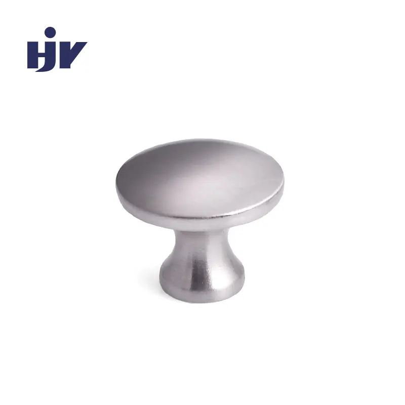 HJY single hole zinc alloy round drawer cabinet knobs and handles