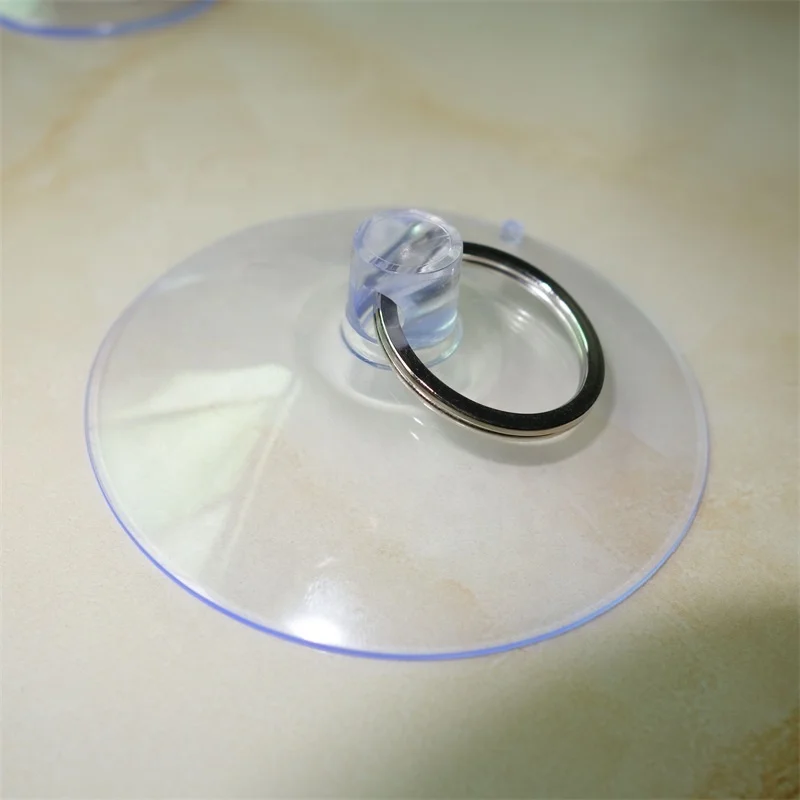 Factory price Professional design Customized Strong Vacuum Sucker Saugnapf PVC/Silicone/Rubber Suction Cup with Metal Ring