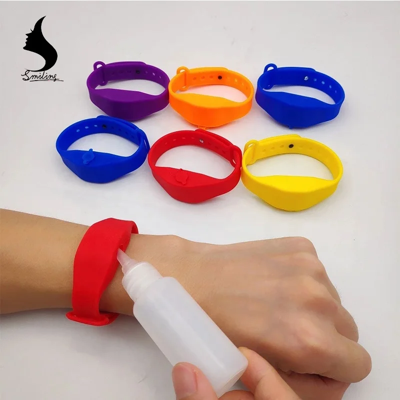 15 мл силиконовый диспенсер для дезинфицирующего средства для рук браслет портативный диспенсер для путешествий