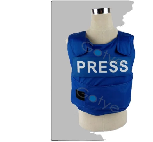 Синий пресс Тактический NIJ IIIA пуленепробиваемый жилет