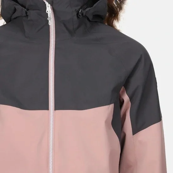 Women Waterproof and Breathable Recycled Fabric Jacket with Hood