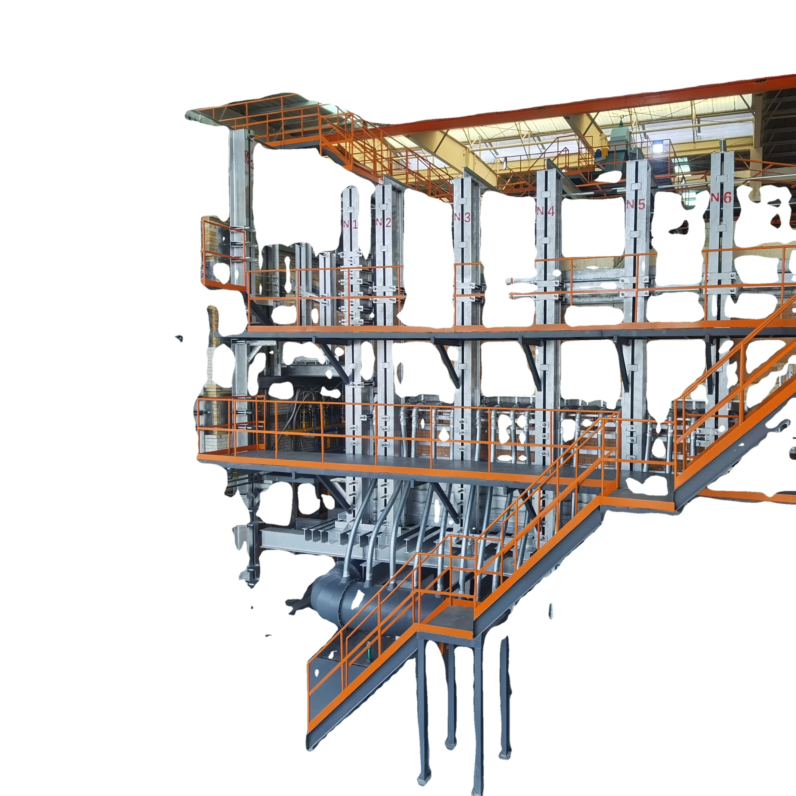 gas glass melting furnace
