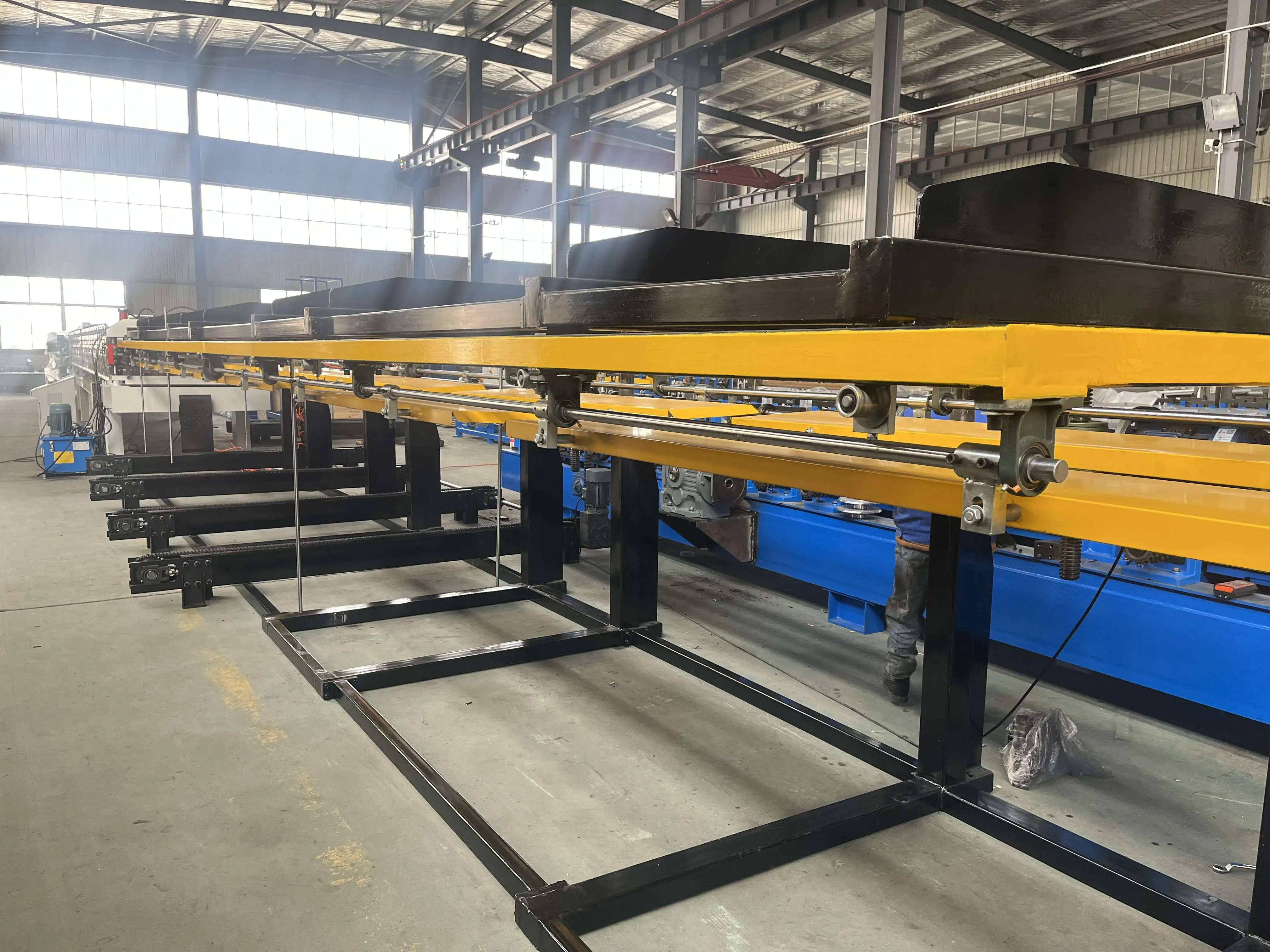 High quality glazed tile IBR sheet double layer trapezoidal roof press making machine roll forming machinery