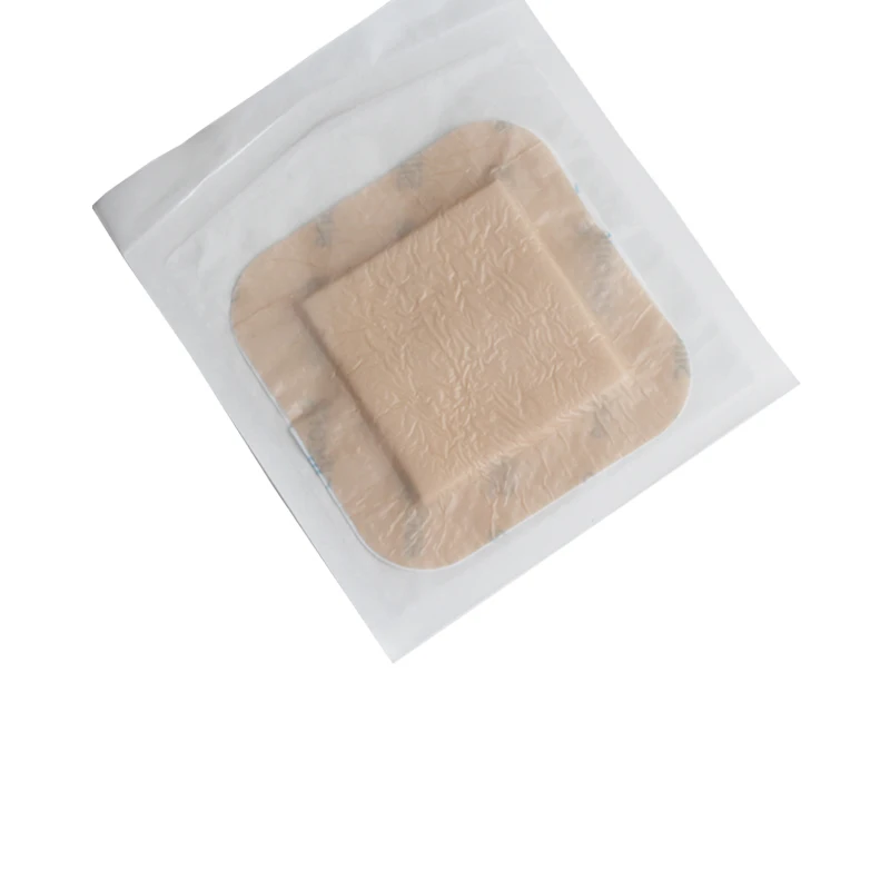 Bacteria Binding Foam Dressing Soft Silicone Dressing Silicone Foam Dressing with Border
