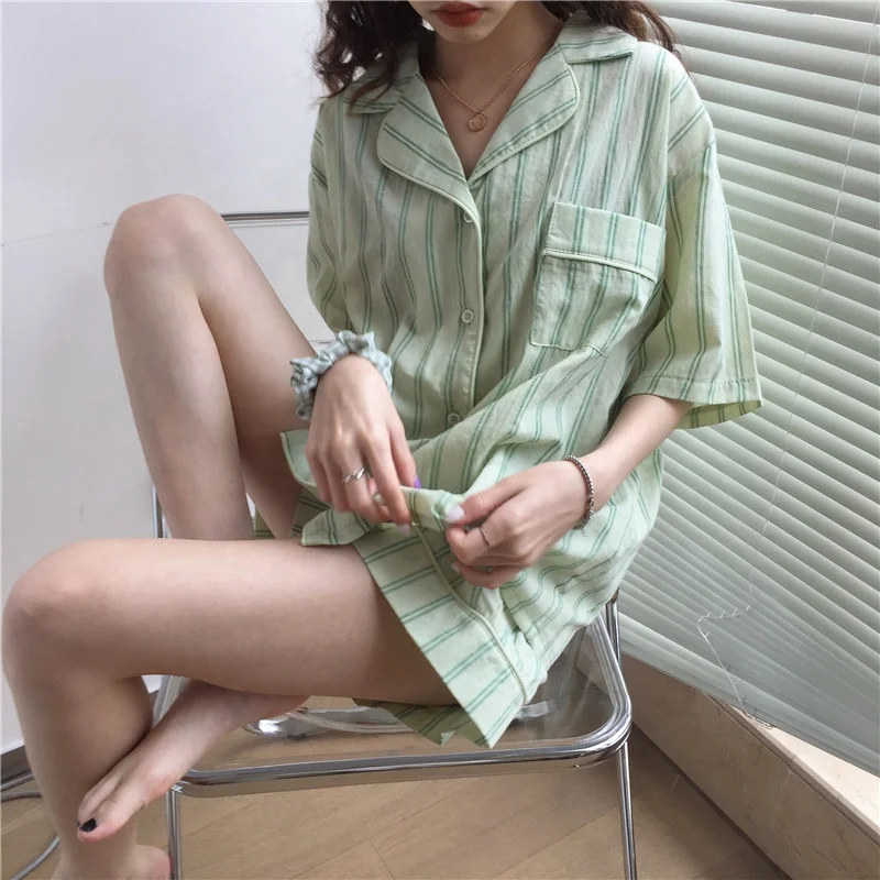 Ladies summer sleepwear two piece wholesale pajama luxury set milk silk pajamas designers pyjamas short pajama for women
