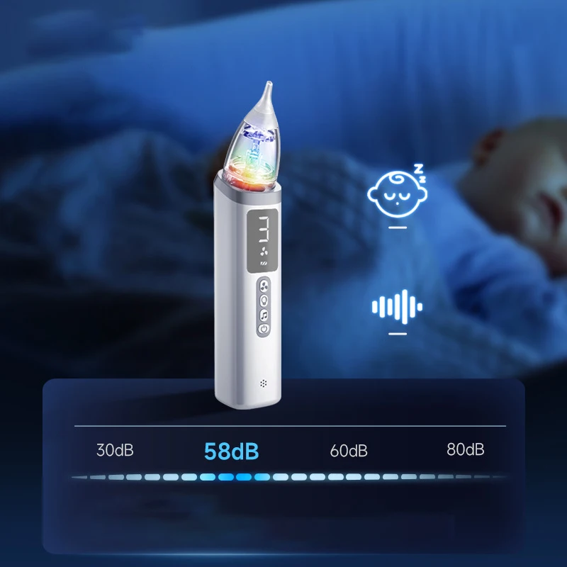 High Quality Vacuum Cleaner Baby Nose Sucker Low Noise Handheld Nasal Aspirator For Newborns