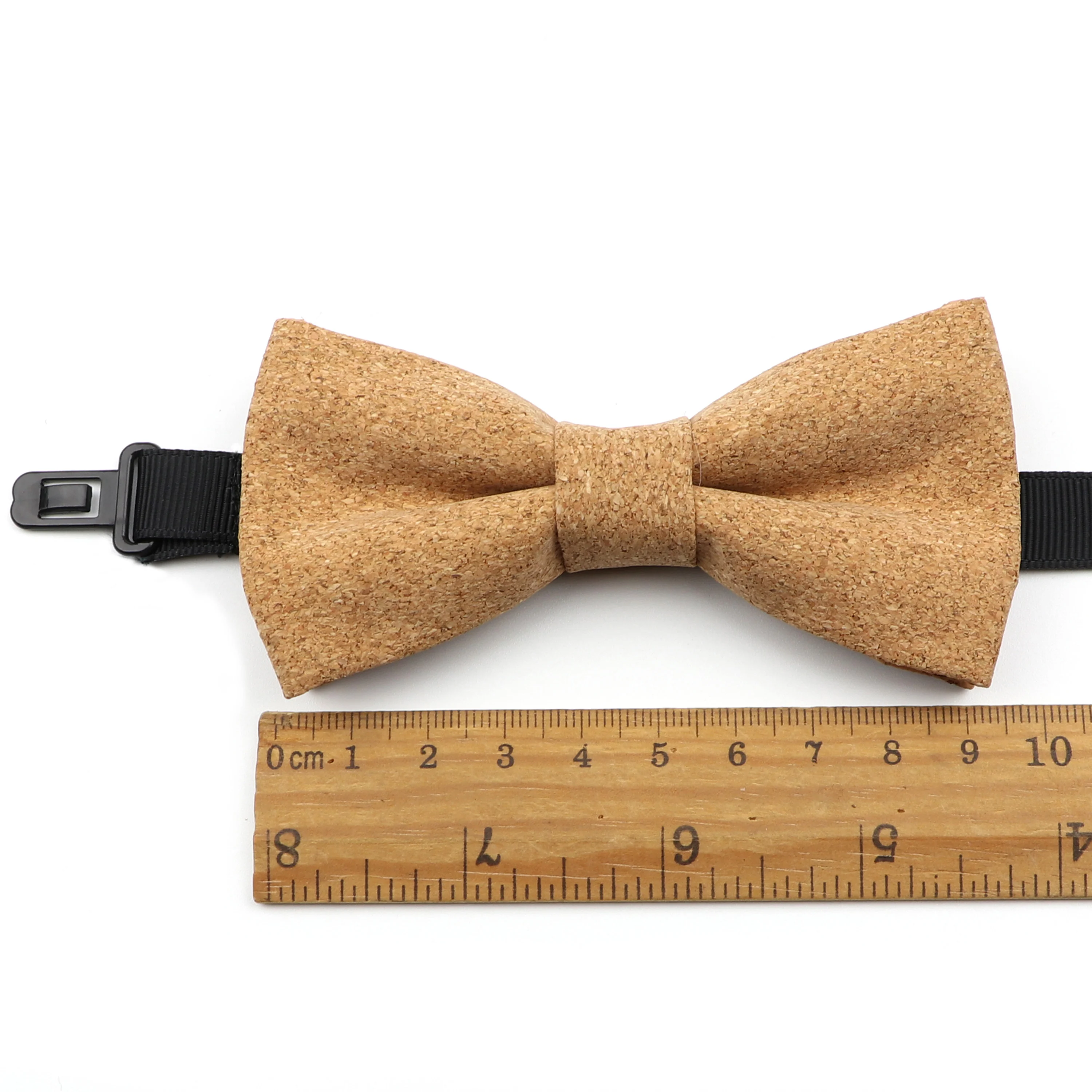 New Children Cork Wooden Fashion Bow Ties Kid Novelty Handmade Solid Neckwear for Kids Wedding Party Wood Gift Child Bowtie