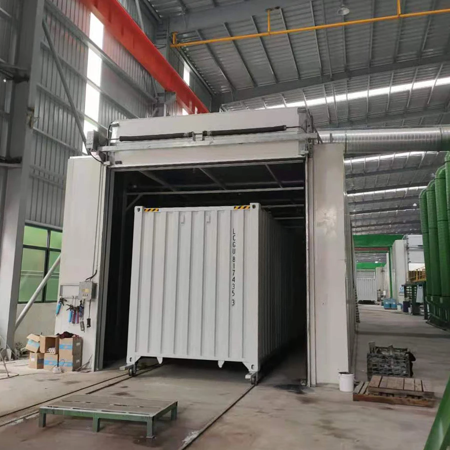 Customized Container Spray Booth  Paint Booth Hot-Air Blower Spray Booth China factory