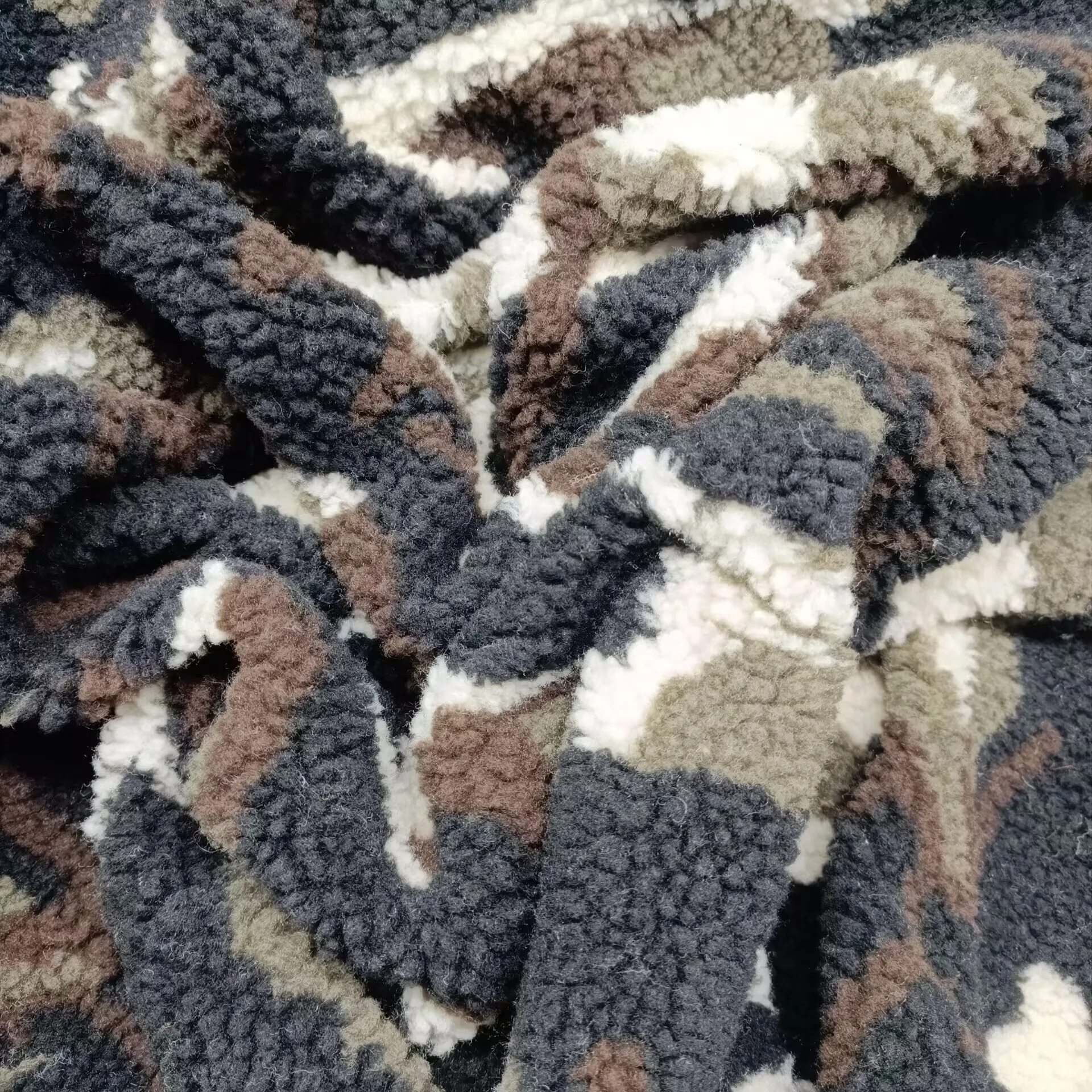 Fleece Fabric for Hoodie Custom Print Sherpa Fleece Fabric Berber Fleece Fabric
