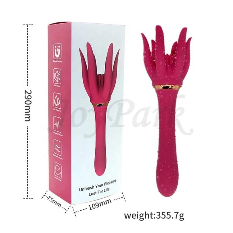 JoyPark Octopus 10 Modes G-spot Massage Women Massager Scalp Stress Relax Soft Finger Gripper Claw Electronic Dildo Vibrator