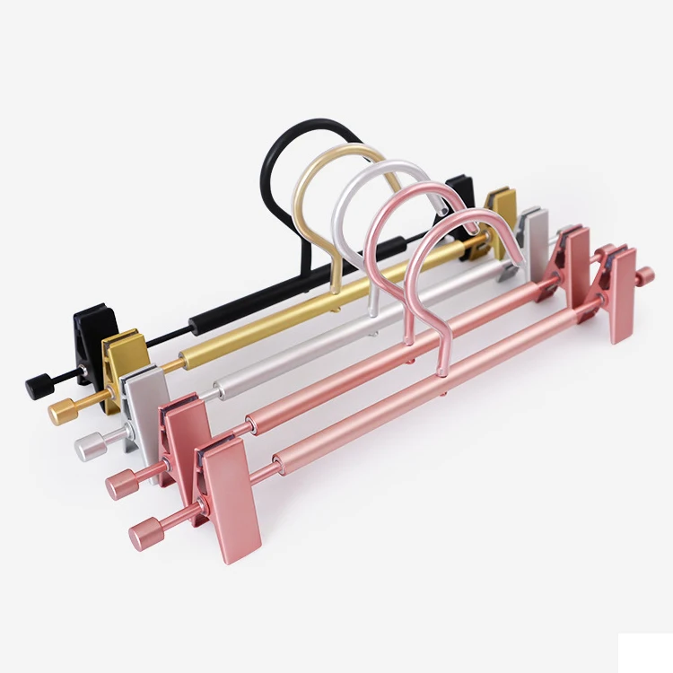 Betterall Metal Aluminum Hangers With Clips For Trousers  Pants Skirt Hanger