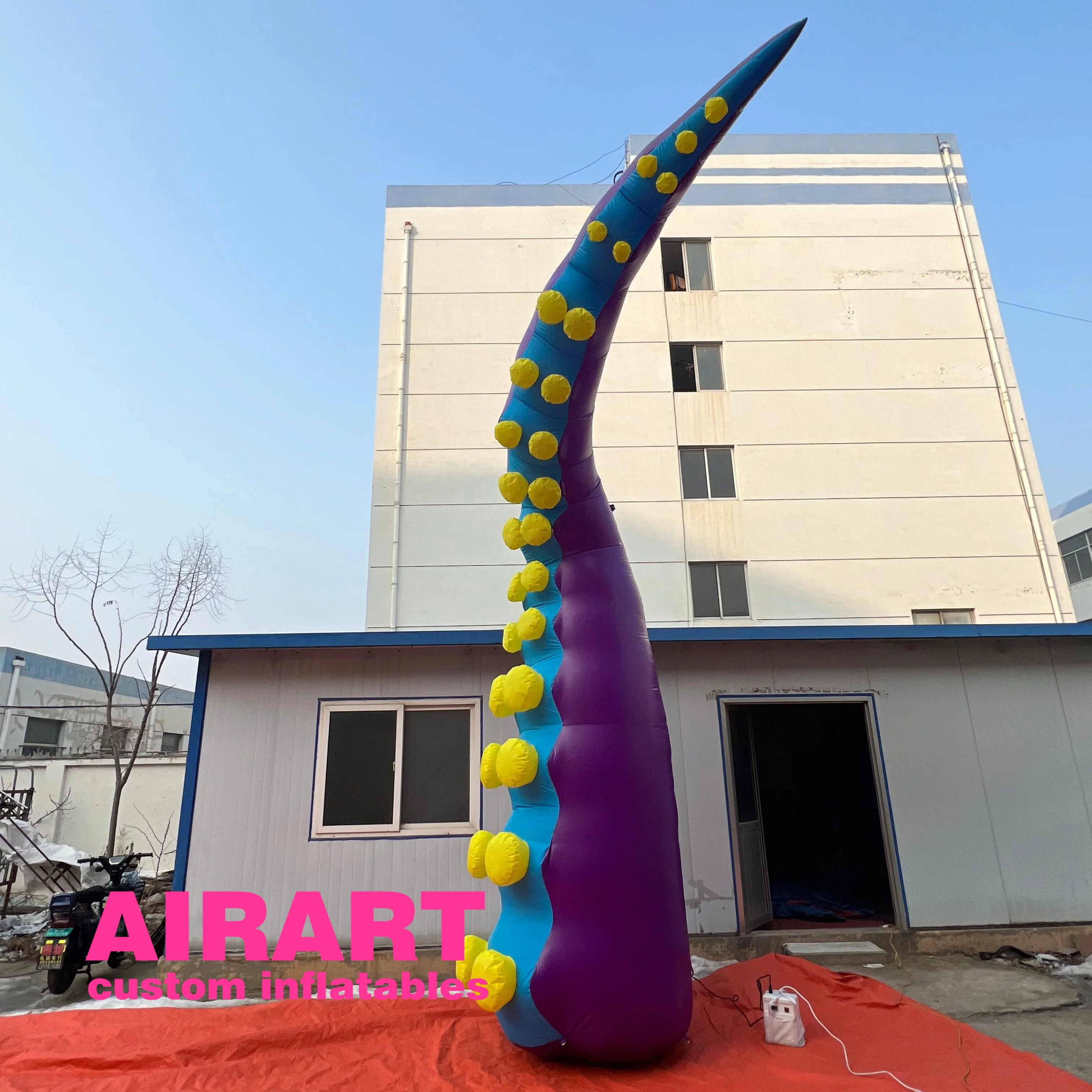 high quality Giant inflatable octopus tentacle/ jellyfish tentacle inflatable/ inflatable octopus