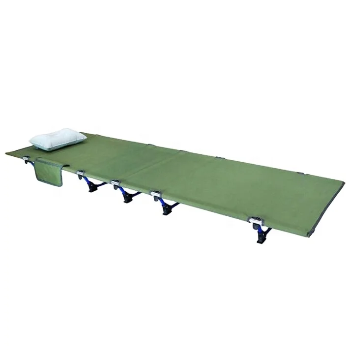 Adjustable ightest military army cot ultralight compact travel aluminum folding bed for camping