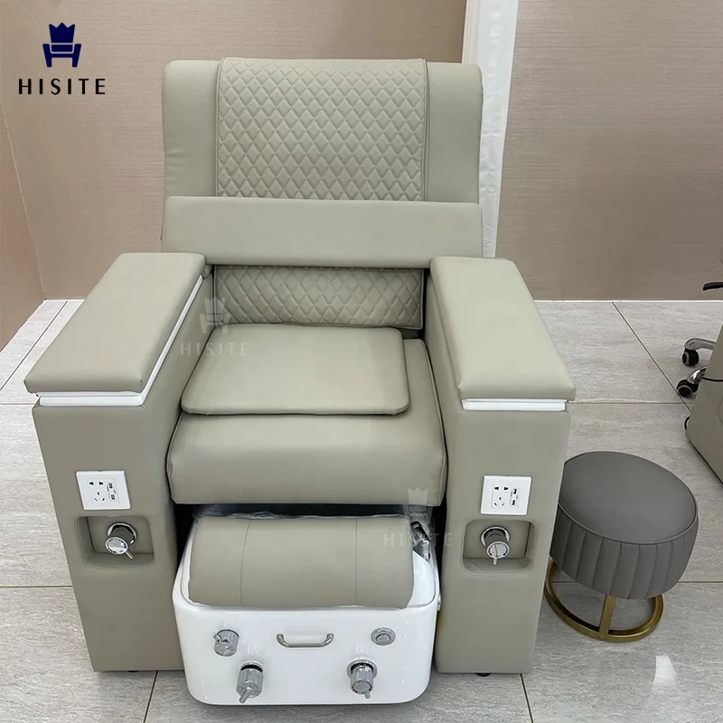 Hisite Nail Salon Spa Manicure Pedicure Chair with Basin
