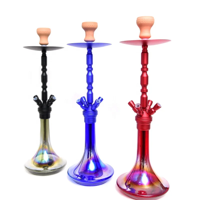 fashion four-pipe hookah new design glass Vases art glass shisha hookah