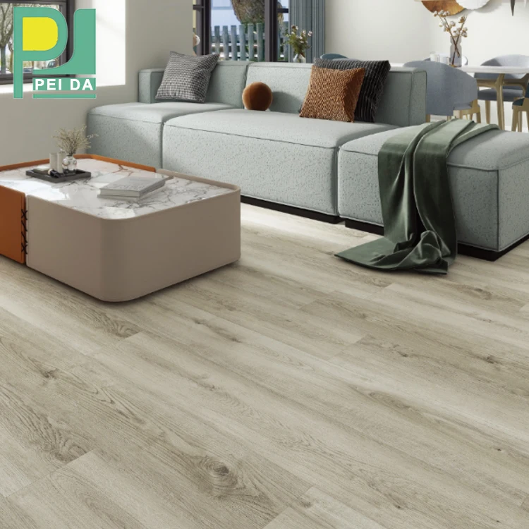 Click Lock Vinyl Wood Veneer Spc 4mm Living Room Floor