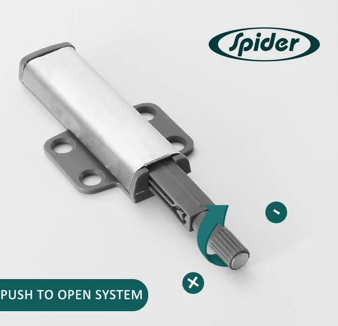 Rebound push to open Embedded Installation Push To Open System Cabinet Door Small Steel shell Rebound Device