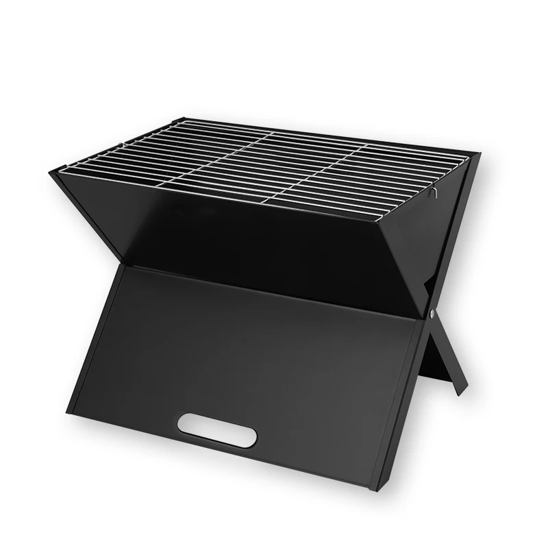 Черный гриль для барбекю X-образной формы, уличные портативные складные Грили для барбекю и сада