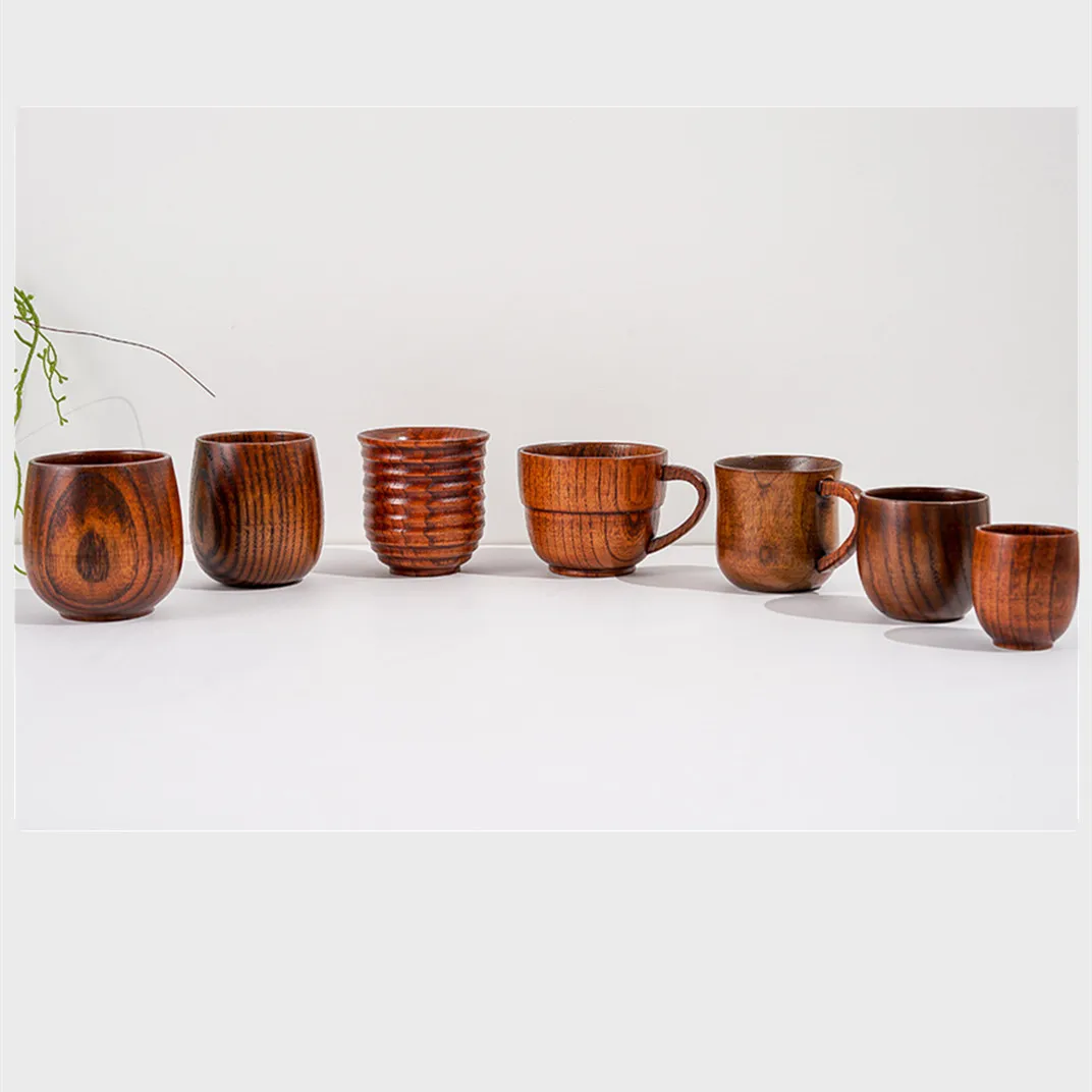 Wholesale 200ml 8oz 100% natural reusable eco friendly custom logo bamboo water coffee tea cup