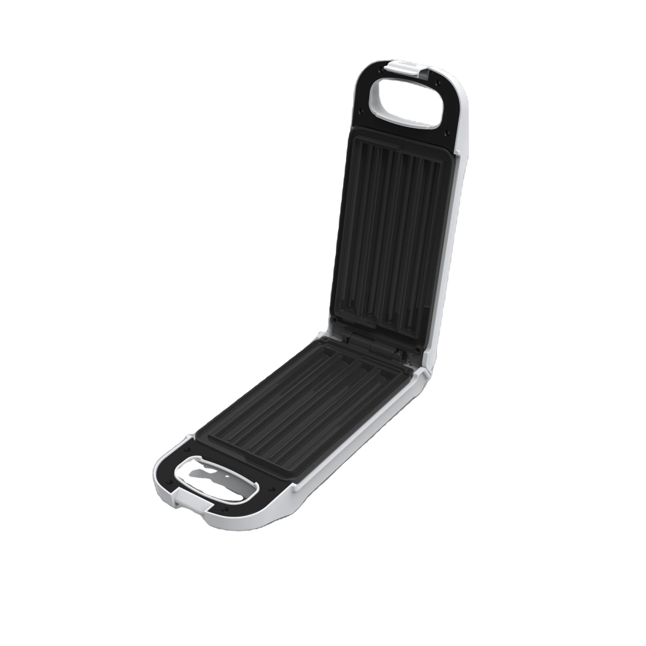 ETL Portable Non-Stick Adjustable Thermostat Custom Colour Foldable Electric 2 Slices Press Grill Sandwich Churro Waffle Maker