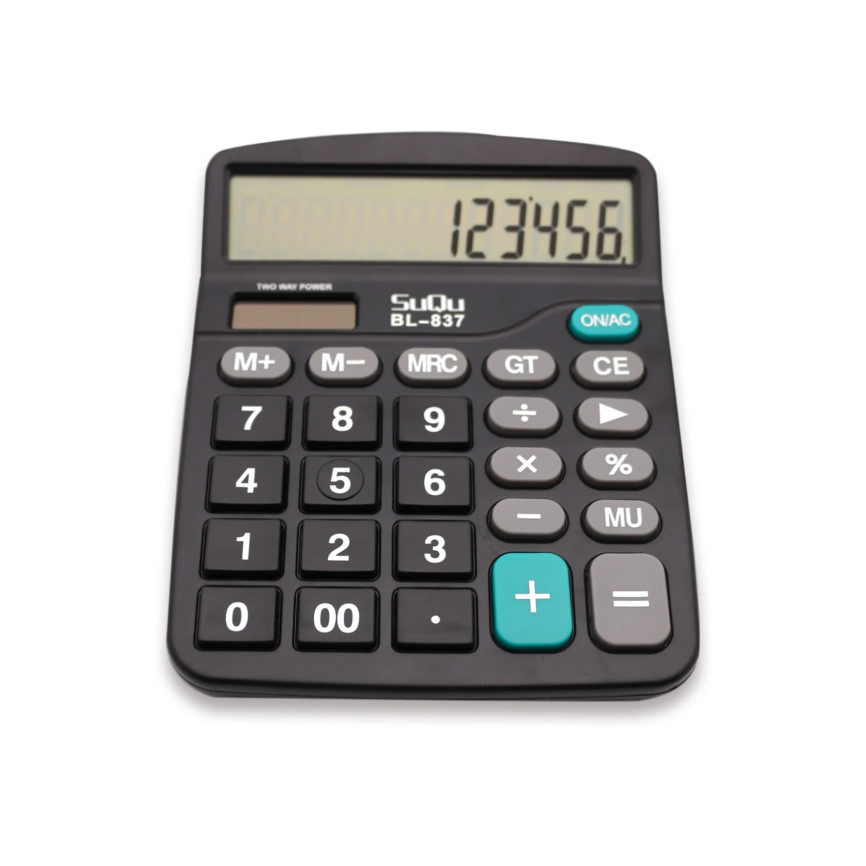 Wholesale Business 12 Digits Two Way Power Desktop Calculadora Normal Calculator Solar