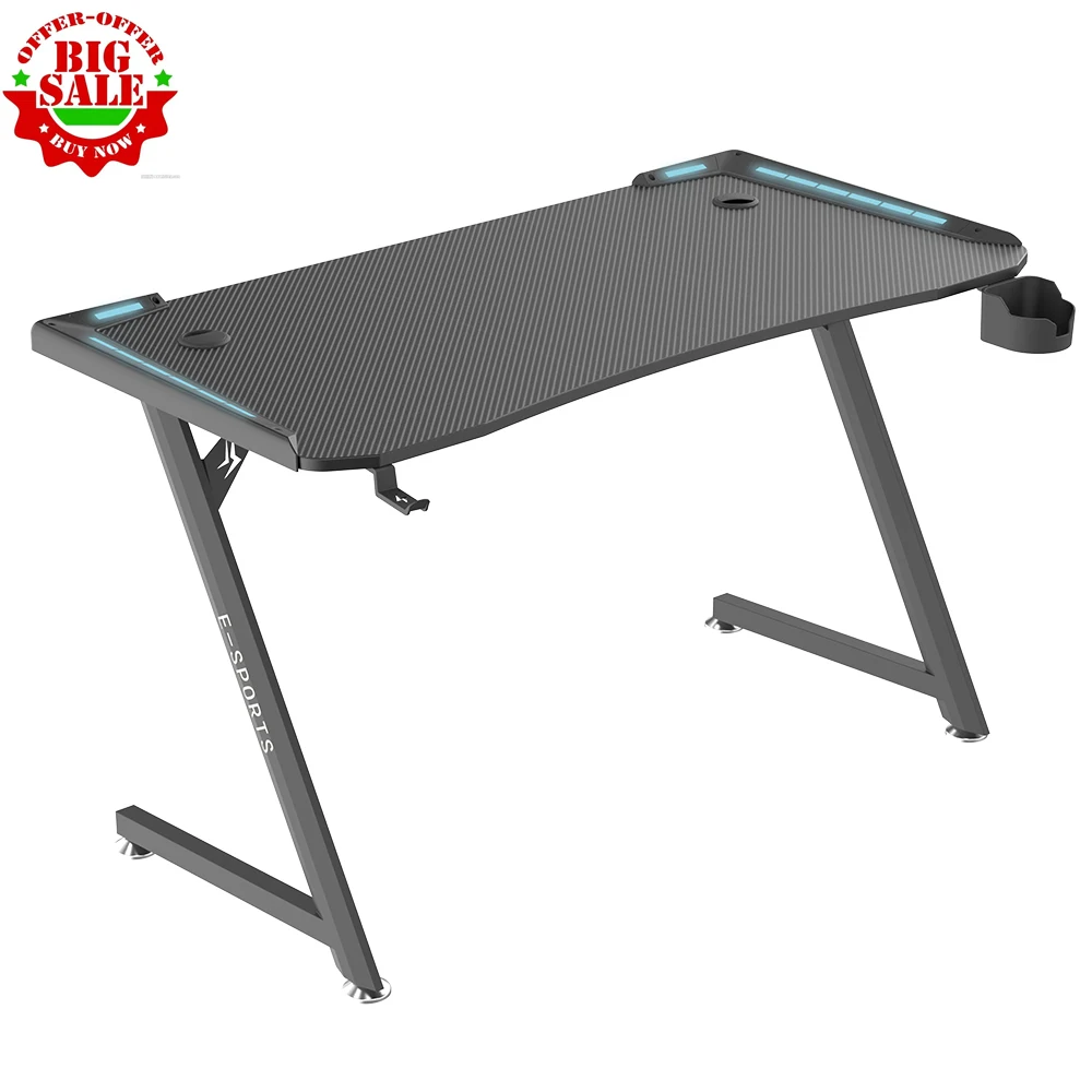 Wholesale Low Price Gaming Table Gamer Home For Gamer  Computer Desk with Cup Holder