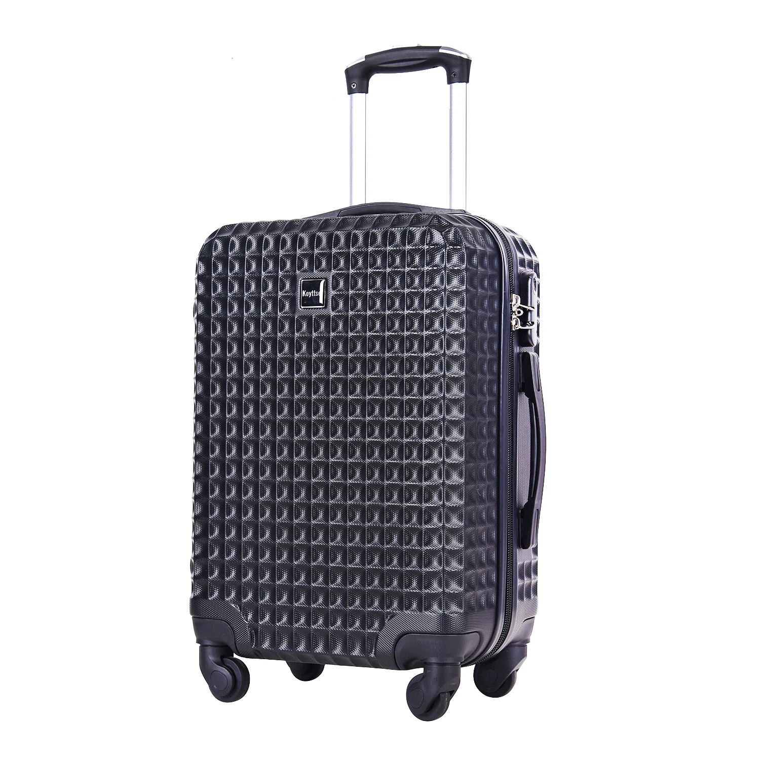 360 Spinner Wheels Rose Gold Outdoor Hotel Cases 100% Abs Trolley Bags Suitcase Travel Luggage