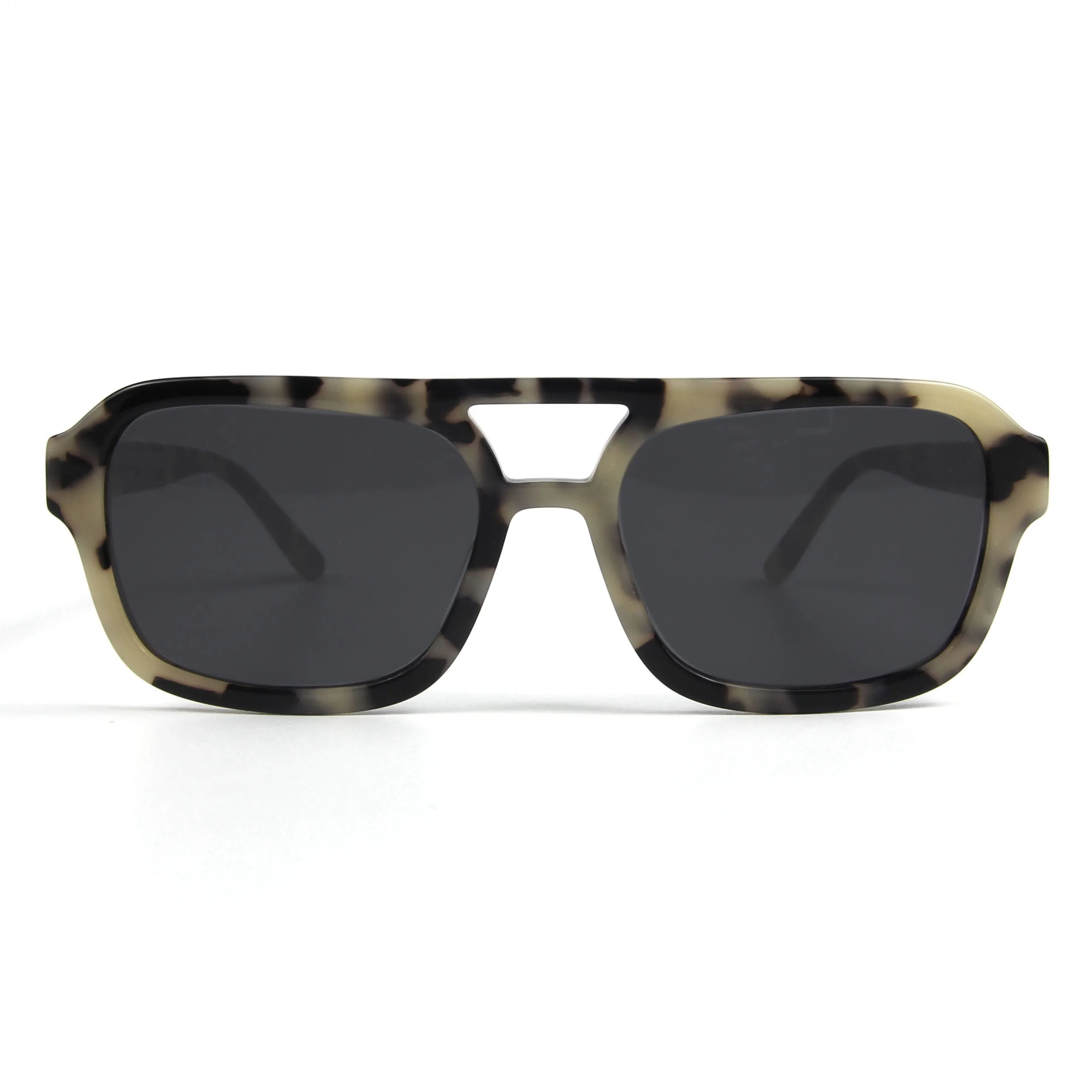 Модные роскошные солнцезащитные очки 2021 авиационные солнцезащитные очки ацетатная оправа черепахового цвета квадратный авиационные солнцезащитные очки Зеленый TAC поляризованные линзы защита от солнца