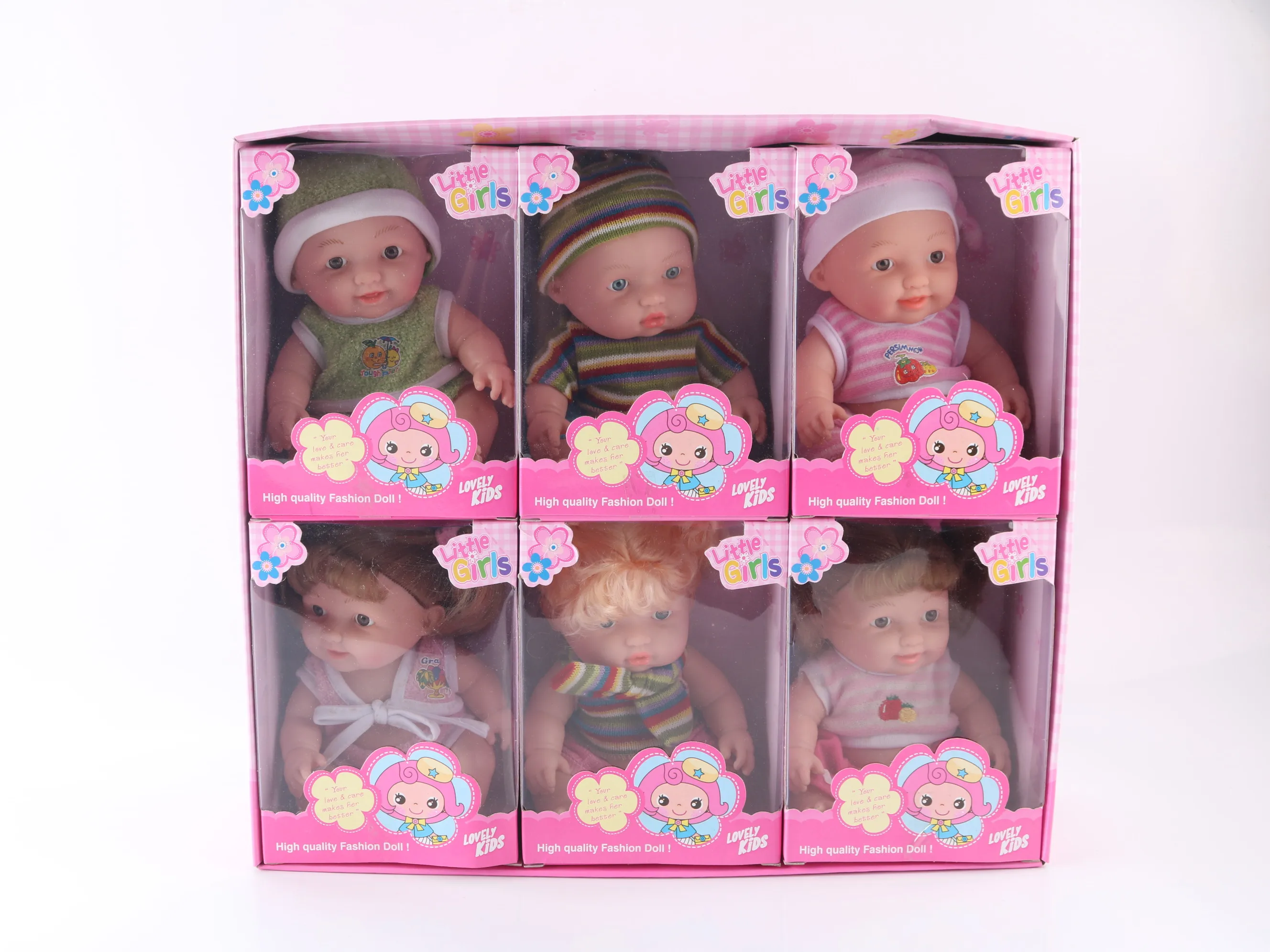 10 -inch cute baby doll pvc material simulation family interactive multi -person children toys