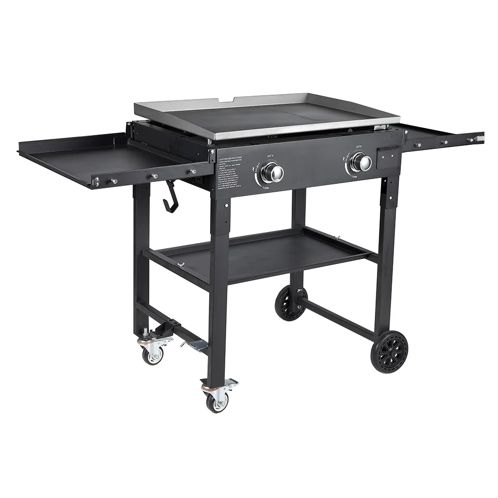 Commercial Outdoor 4 Burner Flat Top Teppanyaki Griddle Gas Teppanyaki Grill Table on Sale Teppanyaki Plate for Grill