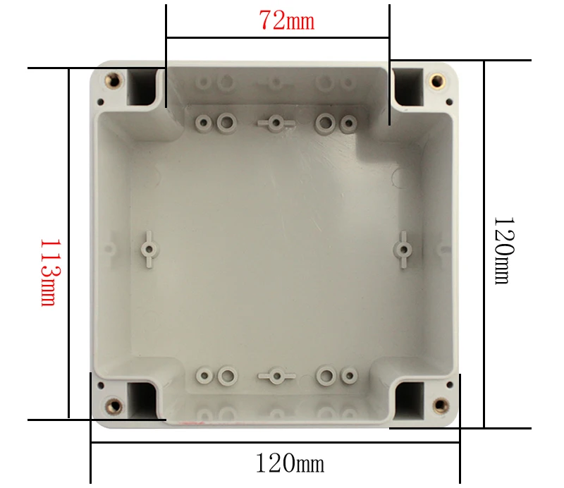 Xiamen изготовленный на заказ ABS IP67 пластиковый впрыск электронный корпус водонепроницаемая распределительная коробка
