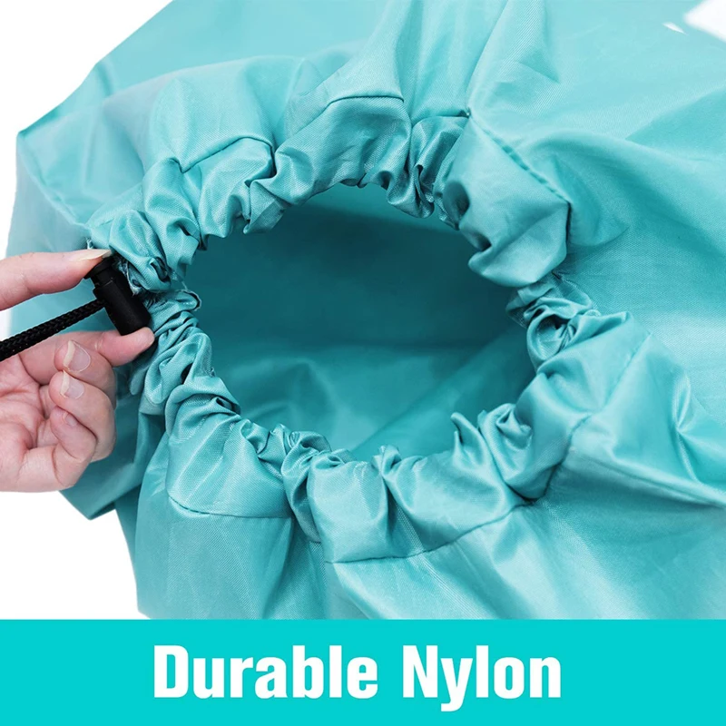 custom logo design 7pcs pop up neilon pod packing cubes shoe sock laundry tote bag