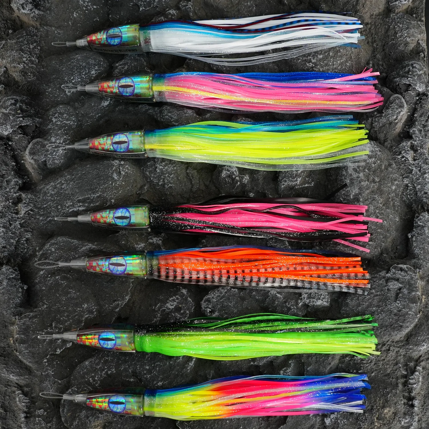 Saltwater Trolling Lure Octopus Skirts Big Game Bait Deep Sea Big Game Trolling Fishing Lures for Tuna Marlin Wahoo