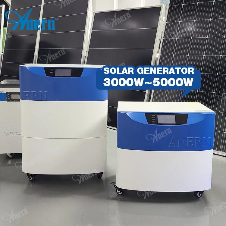 6000w 8000w portable solar generator price with panel completed set