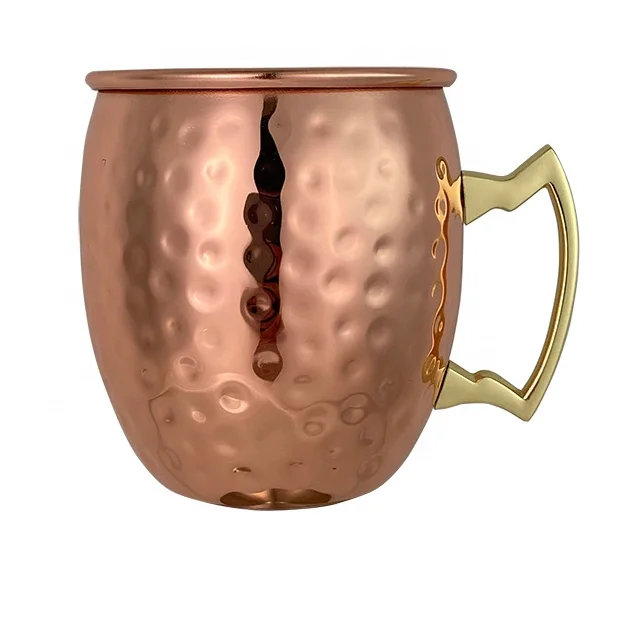 Top seller 400ML stainless steel wine glasses custom cocktail glasses cup metal mug with handle