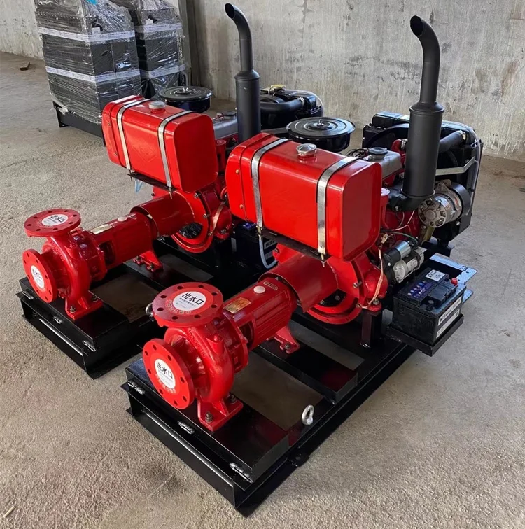 Diesel engine agricultural high flow and pressure water irrigation pumps