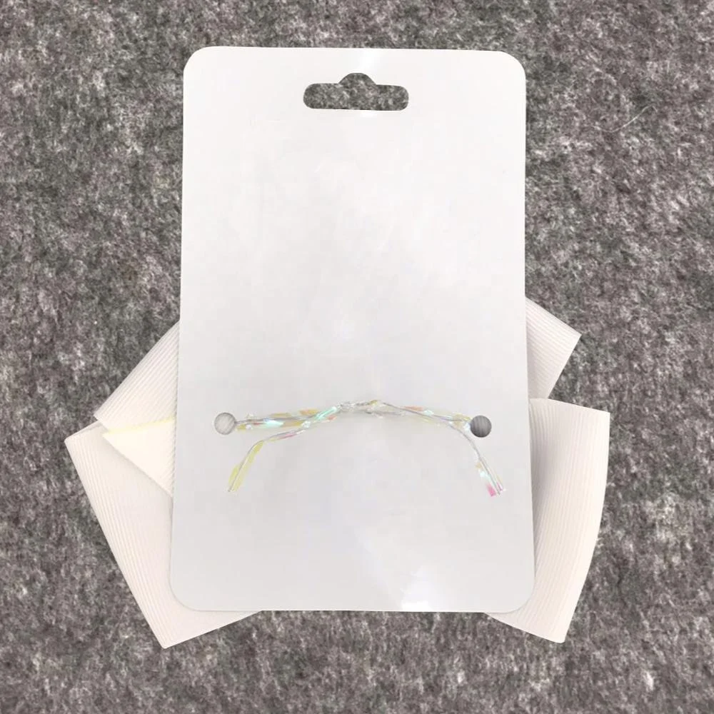 Hot selling 100% Polyester Grosgrain Ribbon White Hair Accessory Bow